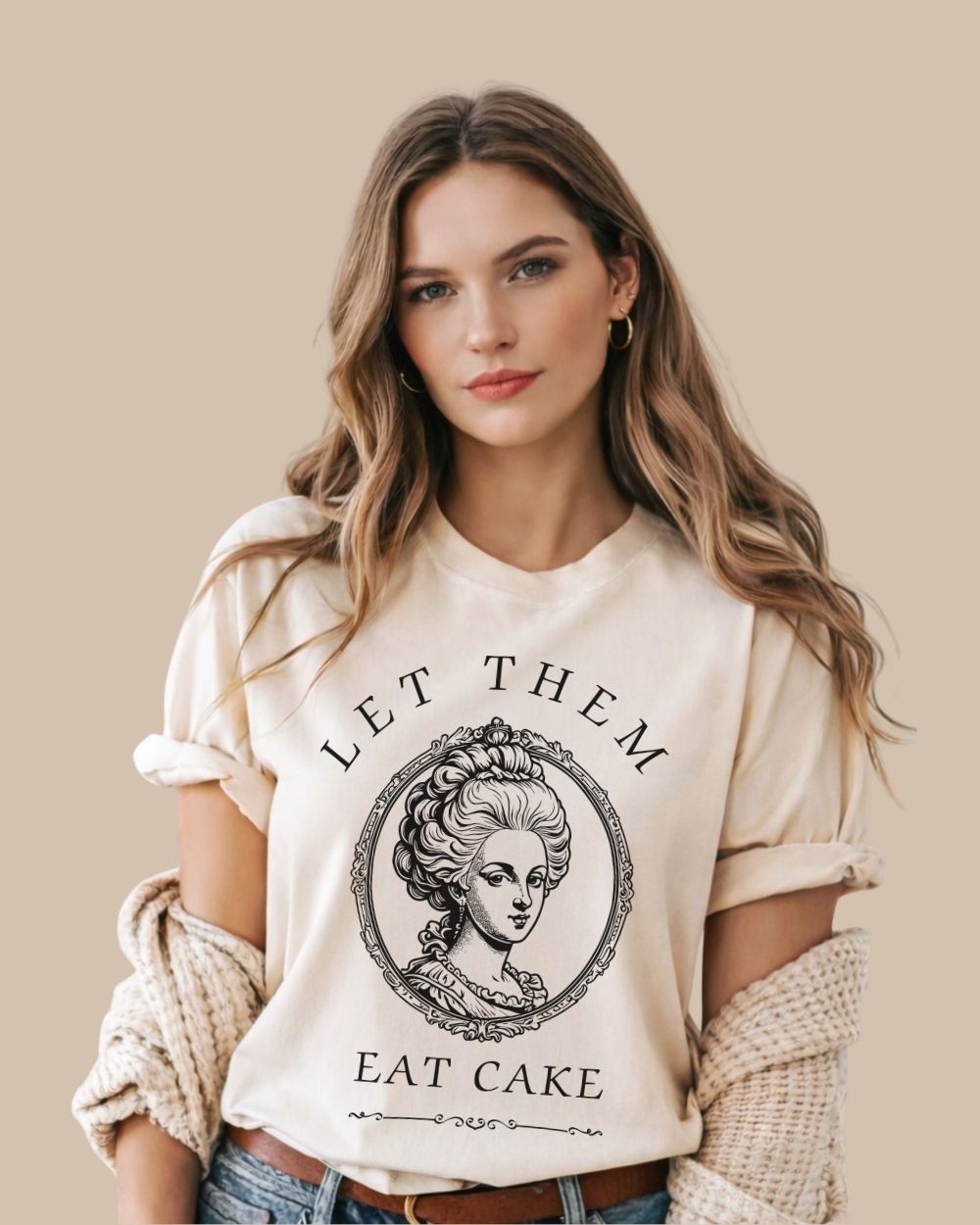Marie Antoinette Let Them Eat Cake Vintage Graphic Shirt