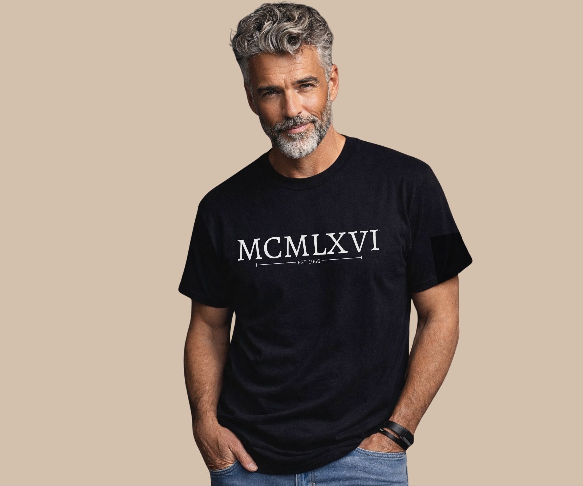 Roman Numerals  1966 60th Birthday Shirt